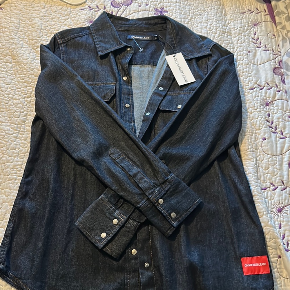 Denim Calvin Klein jeans cardigan